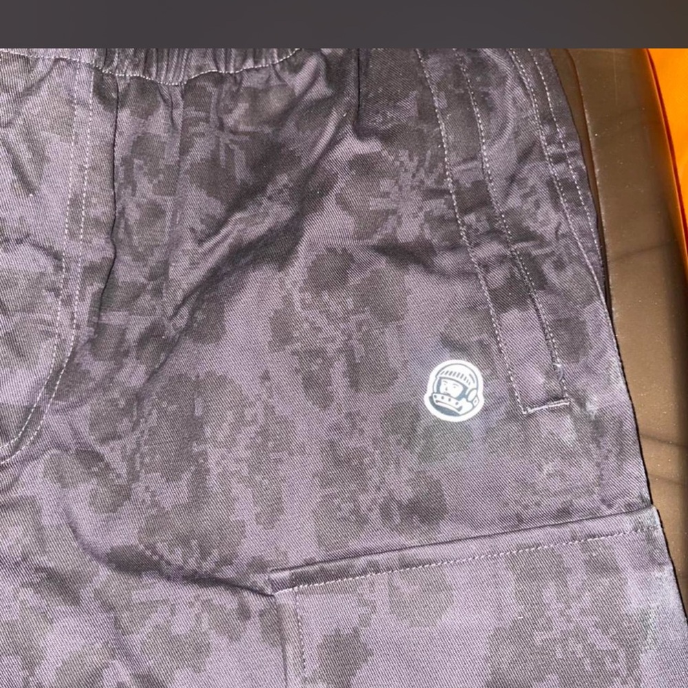 Billionaire Boys Club Black Camouflage cargo pants with Helmet Logo